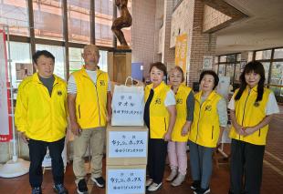 布ティッシュ寄贈